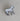 Enamel lapel pin in the shape of a dalmatian dog