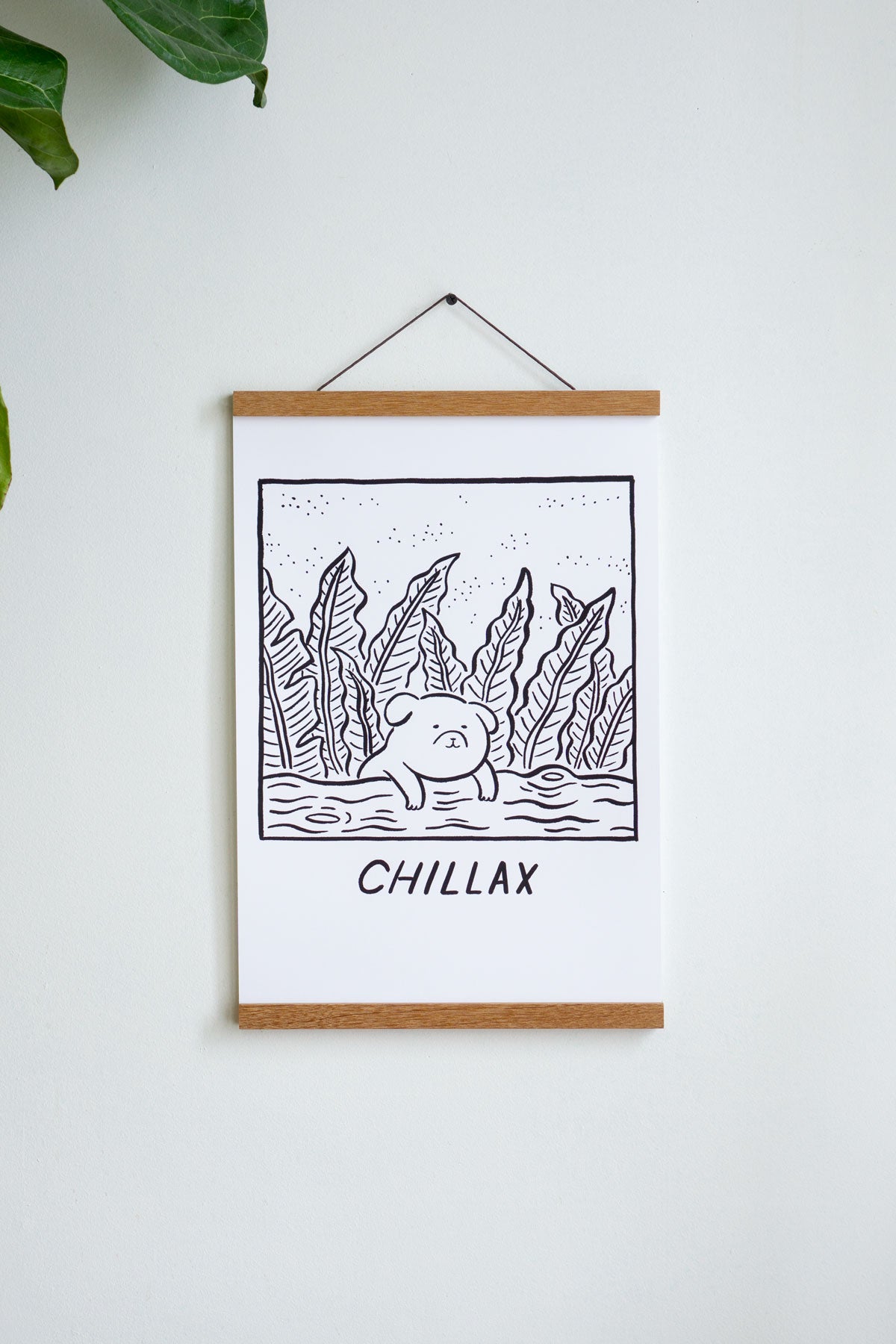 Magnetic Wooden Art Hangers