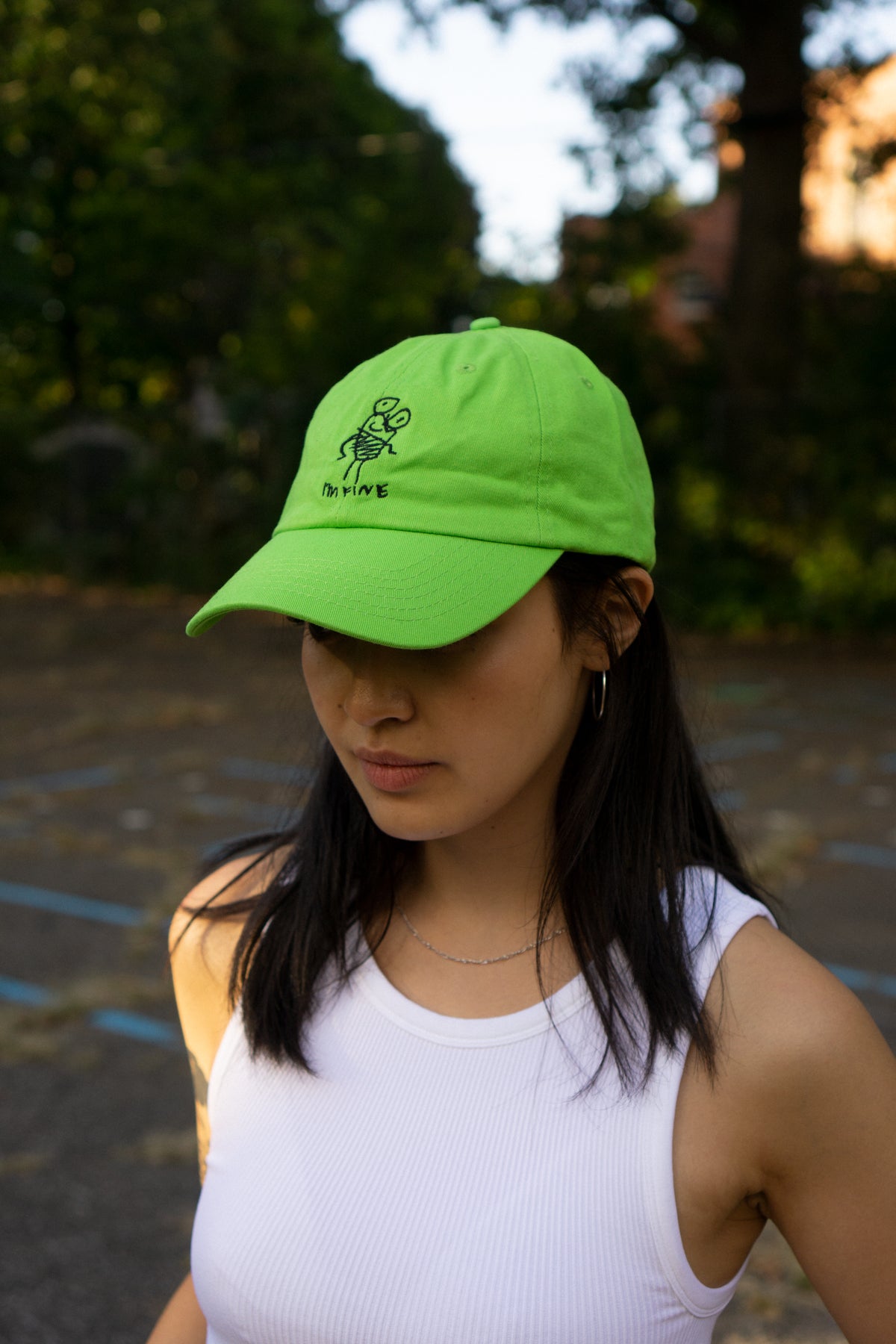 I'm Fine Dad Hat
